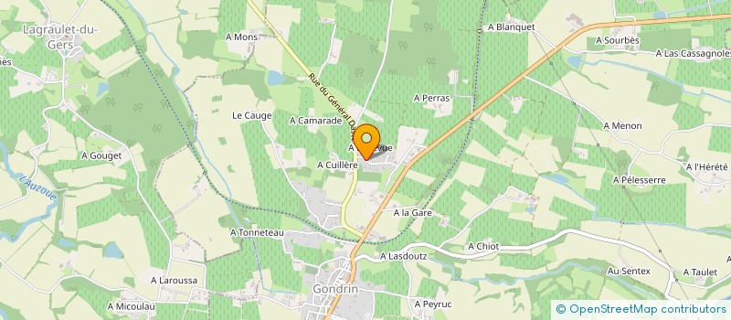 localisation de l'entreprise SOCIETE CIVILE IMMOBILIERE MANOER ET FILS à GONDRIN