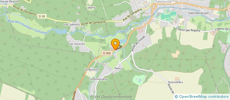 localisation de l'entreprise SOCIETE CIVILE IMMOBILIERE MANOIR D'ECOSSE BOUTON  CHEVREUSE