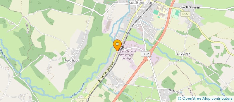 localisation de l'entreprise SOCIETE CIVILE IMMOBILIERE MANOLOU  CHASSENEUIL-SUR-BONNIEURE