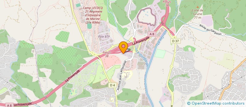 localisation de l'entreprise SOCIETE CIVILE IMMOBILIERE MANON à FREJUS