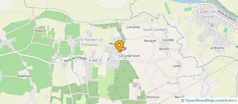 localisation de l'entreprise SOCIETE CIVILE IMMOBILIERE MAP  SAINT-PARDON-DE-CONQUES