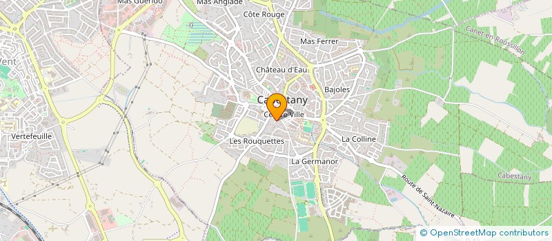 localisation de l'entreprise SOCIETE CIVILE IMMOBILIERE MAPA  CABESTANY