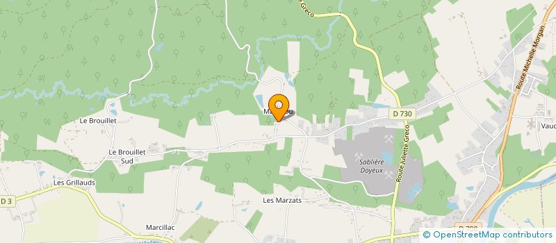 localisation de l'entreprise SOCIETE CIVILE IMMOBILIERE MARAGOUT  MONTPON-MENESTEROL