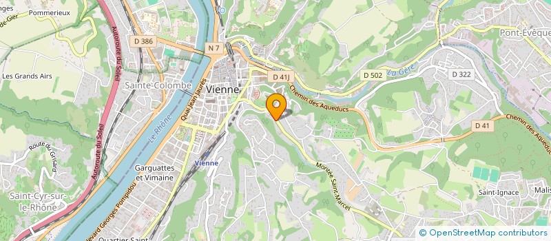 localisation de l'entreprise SOCIETE CIVILE IMMOBILIERE MARAUB  VIENNE