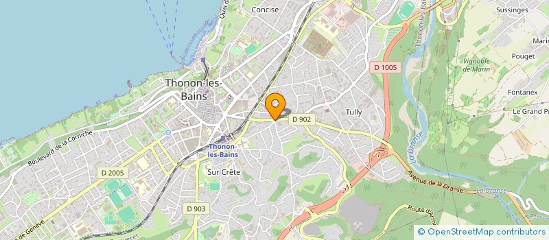 localisation de l'entreprise SOCIETE CIVILE IMMOBILIERE MARCLAZ DESSUS à THONON-LES-BAINS