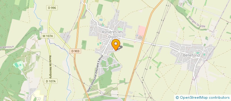 localisation de l'entreprise SOCIETE CIVILE IMMOBILIERE MARCODEL  ASNIERES-LES-DIJON