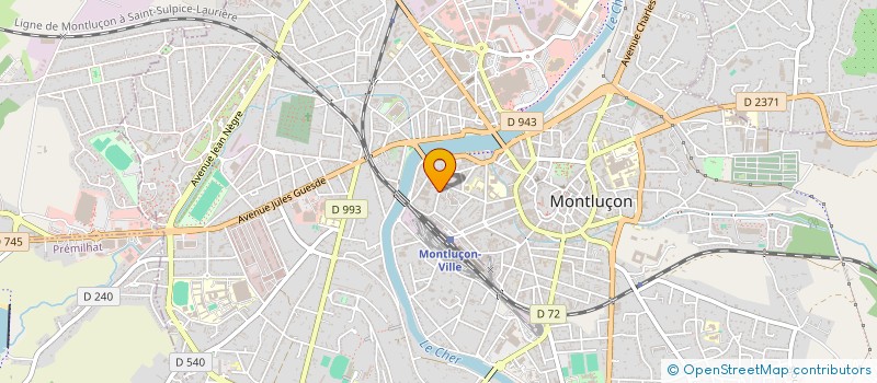 localisation de l'entreprise SOCIETE CIVILE IMMOBILIERE MAREVA à MONTLUCON
