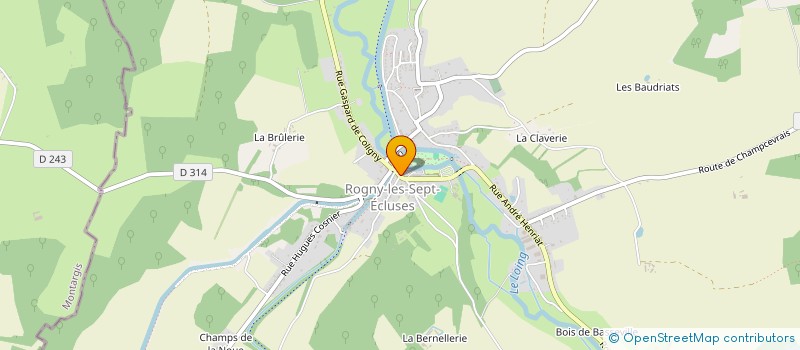 localisation de l'entreprise SOCIETE CIVILE IMMOBILIERE MAREVA  ROGNY-LES-SEPT-ECLUSES