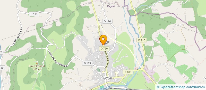 localisation de l'entreprise SOCIETE CIVILE IMMOBILIERE MARGOT  VAYRAC