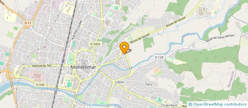 localisation de l'entreprise SOCIETE CIVILE IMMOBILIERE MARICA à MONTELIMAR