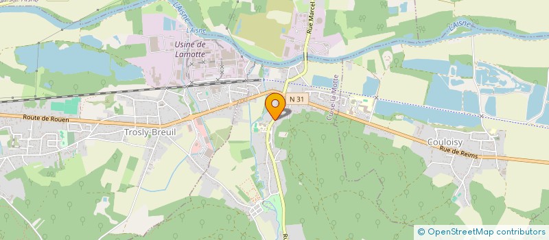 localisation de l'entreprise SOCIETE CIVILE IMMOBILIERE MARIE  CUISE-LA-MOTTE