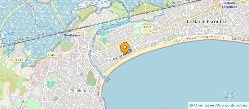 localisation de l'entreprise SOCIETE CIVILE IMMOBILIERE MARIE ARMELLE à LA BAULE-ESCOUBLAC