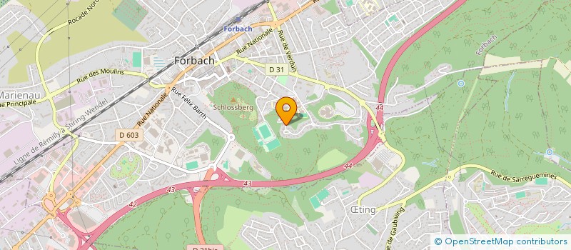 localisation de l'entreprise SOCIETE CIVILE IMMOBILIERE MARIE HENRION  FORBACH