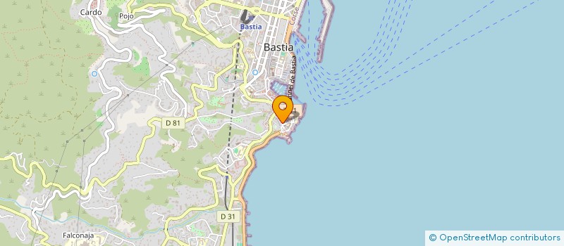localisation de l'entreprise SOCIETE CIVILE IMMOBILIERE MARIE INNOCENZA à BASTIA