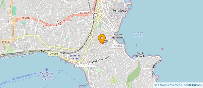 localisation de l'entreprise SOCIETE CIVILE IMMOBILIERE MARIE-JEREMIE MJ à ANTIBES