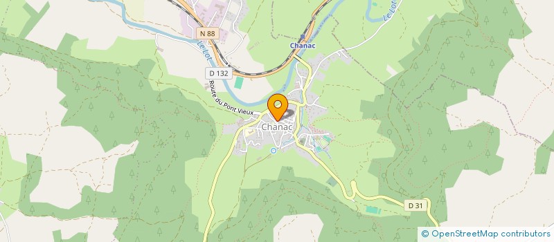 localisation de l'entreprise SOCIETE CIVILE IMMOBILIERE MARIE RIVIER  CHANAC