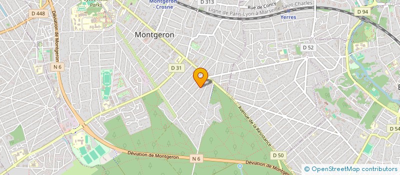 localisation de l'entreprise SOCIETE CIVILE IMMOBILIERE MARIN DU MARAIS ET PAR ABREVIATION SCI M.D.M à MONTGERON