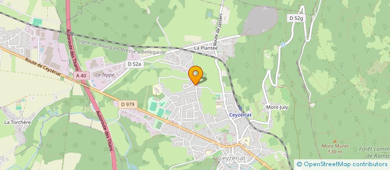 localisation de l'entreprise SOCIETE CIVILE IMMOBILIERE MARINA à CEYZERIAT