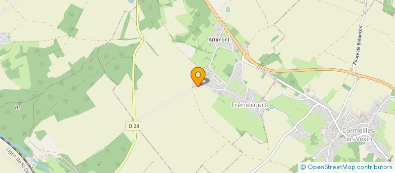 localisation de l'entreprise SOCIETE CIVILE IMMOBILIERE MARINA ROSE  FREMECOURT