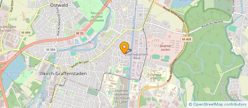 localisation de l'entreprise SOCIETE CIVILE IMMOBILIERE MARIUS  ILLKIRCH-GRAFFENSTADEN