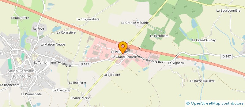 localisation de l'entreprise SOCIETE CIVILE IMMOBILIERE MARIUS ET PAR ABREVIATION SCI MARIUS à SEVREMOINE