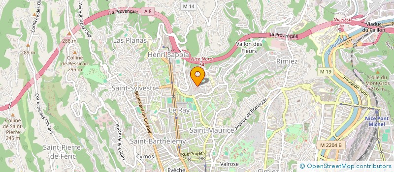 localisation de l'entreprise SOCIETE CIVILE IMMOBILIERE MARJORIE à NICE