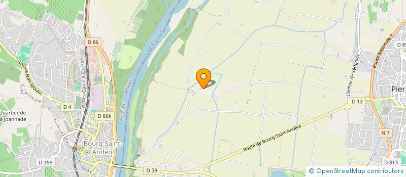 localisation de l'entreprise SOCIETE CIVILE IMMOBILIERE MARKANGE  PIERRELATTE