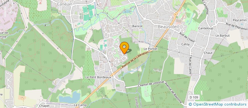 localisation de l'entreprise SOCIETE CIVILE IMMOBILIERE MARLA  CANEJAN