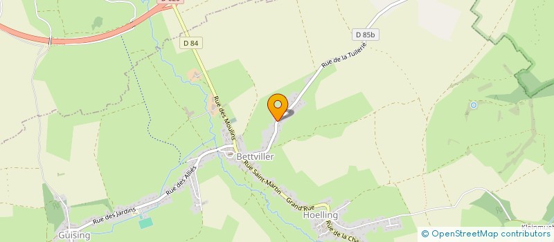 localisation de l'entreprise SOCIETE CIVILE IMMOBILIERE MARMEL  BETTVILLER