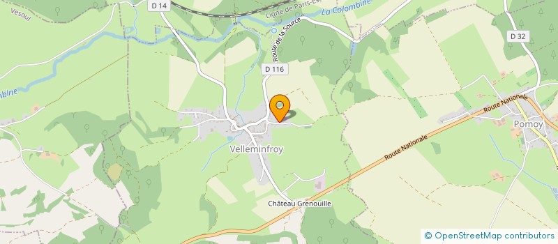 localisation de l'entreprise SOCIETE CIVILE IMMOBILIERE MARTIN  VELLEMINFROY