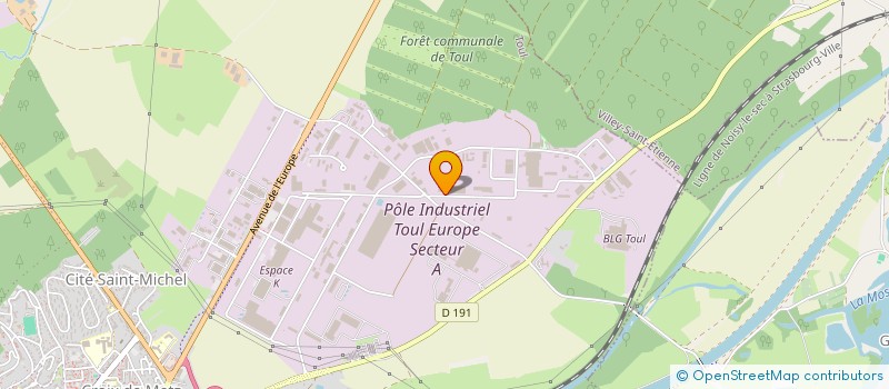 localisation de l'entreprise SOCIETE CIVILE IMMOBILIERE MARVINGT  TOUL