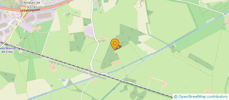 localisation de l'entreprise SOCIETE CIVILE IMMOBILIERE MAS DE PAUL  SAINT MARTIN DE CRAU