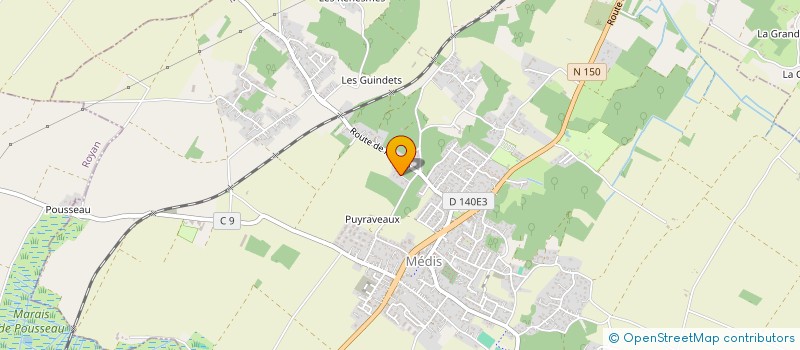 localisation de l'entreprise SOCIETE CIVILE IMMOBILIERE MASAKE  MEDIS