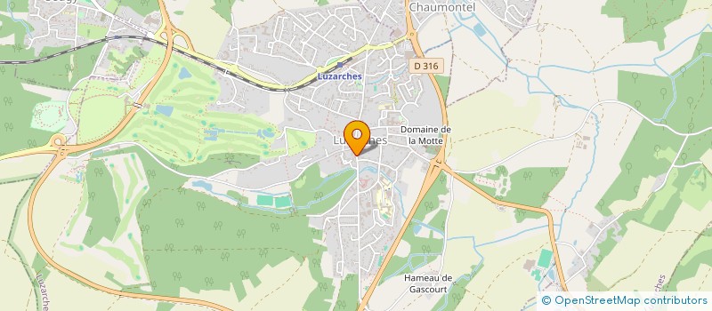 localisation de l'entreprise SOCIETE CIVILE IMMOBILIERE MASSILIA  LUZARCHES