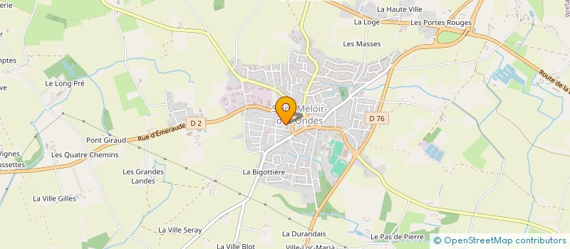 localisation de l'entreprise SOCIETE CIVILE IMMOBILIERE MATGWENN  SAINT-MELOIR-DES-ONDES