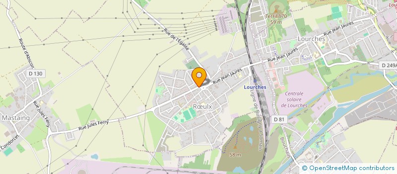localisation de l'entreprise SOCIETE CIVILE IMMOBILIERE MATHIANNE à RŒULX
