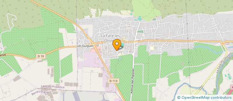 localisation de l'entreprise SOCIETE CIVILE IMMOBILIERE MATHIS ET CAMILLE  LA FARE-LES-OLIVIERS