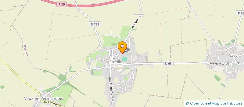 localisation de l'entreprise SOCIETE CIVILE IMMOBILIERE MATMAE  ETREILLERS