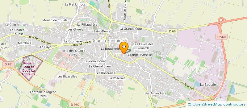 localisation de l'entreprise SOCIETE CIVILE IMMOBILIERE MATUGO  DOUE-EN-ANJOU