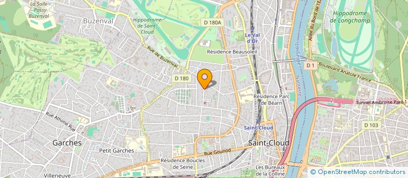 localisation de l'entreprise SOCIETE CIVILE IMMOBILIERE MAVIQUE à SAINT-CLOUD