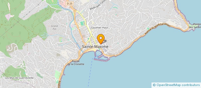 localisation de l'entreprise SOCIETE CIVILE IMMOBILIERE MAXIME DENT à SAINTE-MAXIME