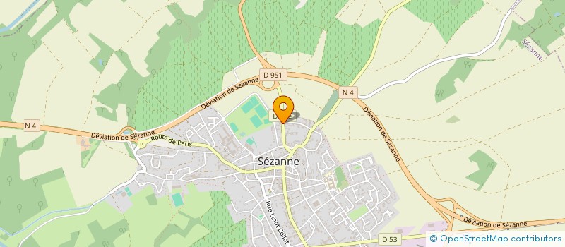 localisation de l'entreprise SOCIETE CIVILE IMMOBILIERE MAXLI à SEZANNE