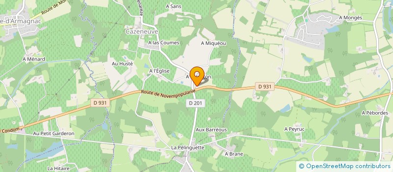 localisation de l'entreprise SOCIETE CIVILE IMMOBILIERE MAYA  EAUZE