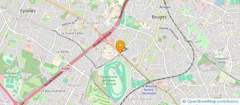 localisation de l'entreprise SOCIETE CIVILE IMMOBILIERE MAZAGRAN  BRUGES