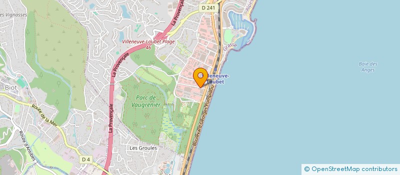 localisation de l'entreprise SOCIETE CIVILE IMMOBILIERE MC. à VILLENEUVE-LOUBET