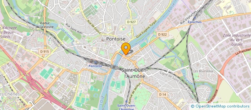localisation de l'entreprise SOCIETE CIVILE IMMOBILIERE MCFF  SAINT-OUEN-L'AUMONE