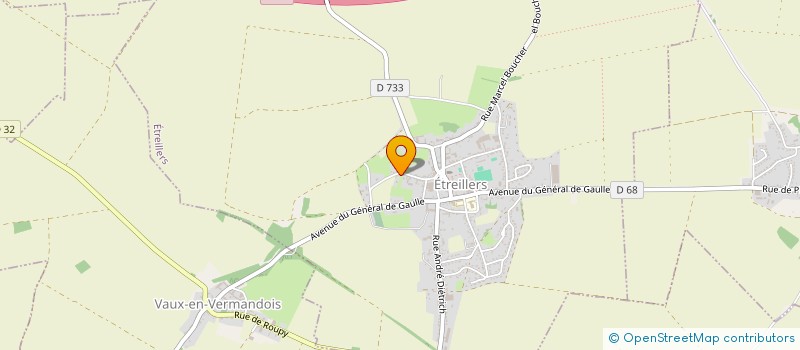 localisation de l'entreprise SOCIETE CIVILE IMMOBILIERE MDP04  ETREILLERS