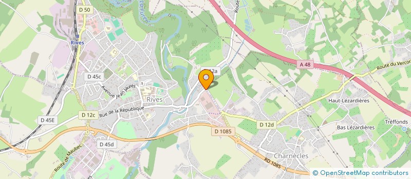 localisation de l'entreprise SOCIETE CIVILE IMMOBILIERE MEDIAS  VOIRON