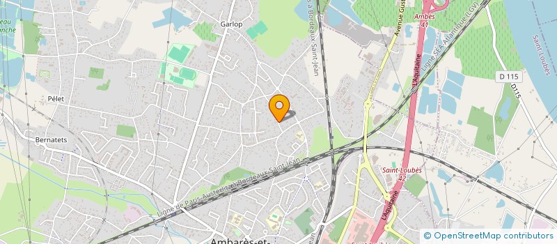 localisation de l'entreprise SOCIETE CIVILE IMMOBILIERE MEDICALE DES BLANDATS  AMBARES-ET-LAGRAVE