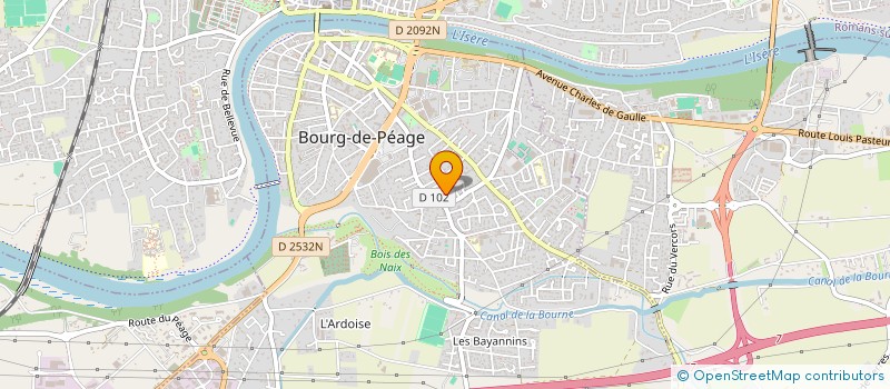 localisation de l'entreprise SOCIETE CIVILE IMMOBILIERE MEDITERRANEENNE DU PONANT ET DU SEPTENTRION  BOURG-DE-PEAGE